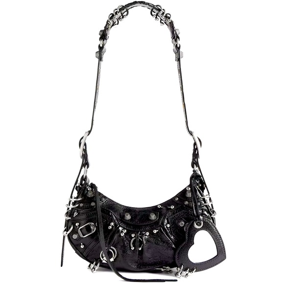 BALENCIAGA Extra Small Le Cagole Piercing Leather Shoulder Bag - Picture 1 of 15